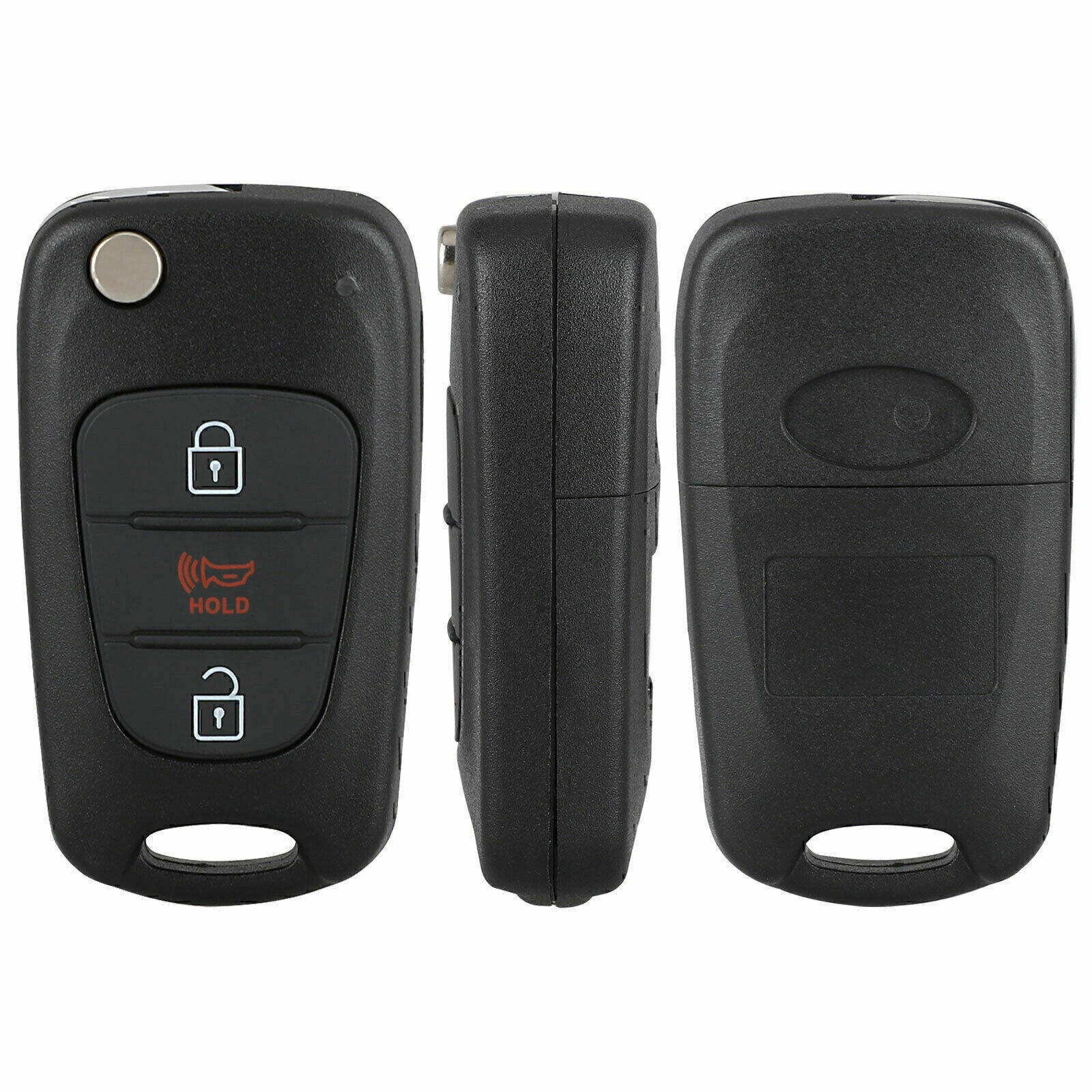 Fits 2012-2014 Kia Rio / 2010-2013 Kia Soul Flip Key Fob Remote Case Shell 2 Se!
