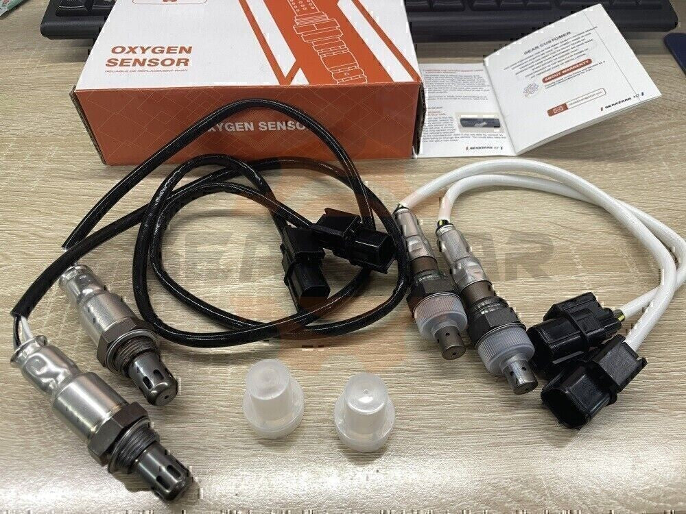 4pcs Upstream & Downstream O2 Oxygen Sensor For 2011-2013 Honda Odyssey V6 3.5L