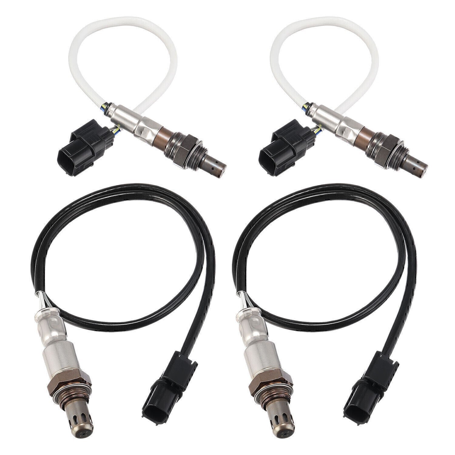 4pcs Upstream & Downstream O2 Oxygen Sensor For 2011-2013 Honda Odyssey V6 3.5L