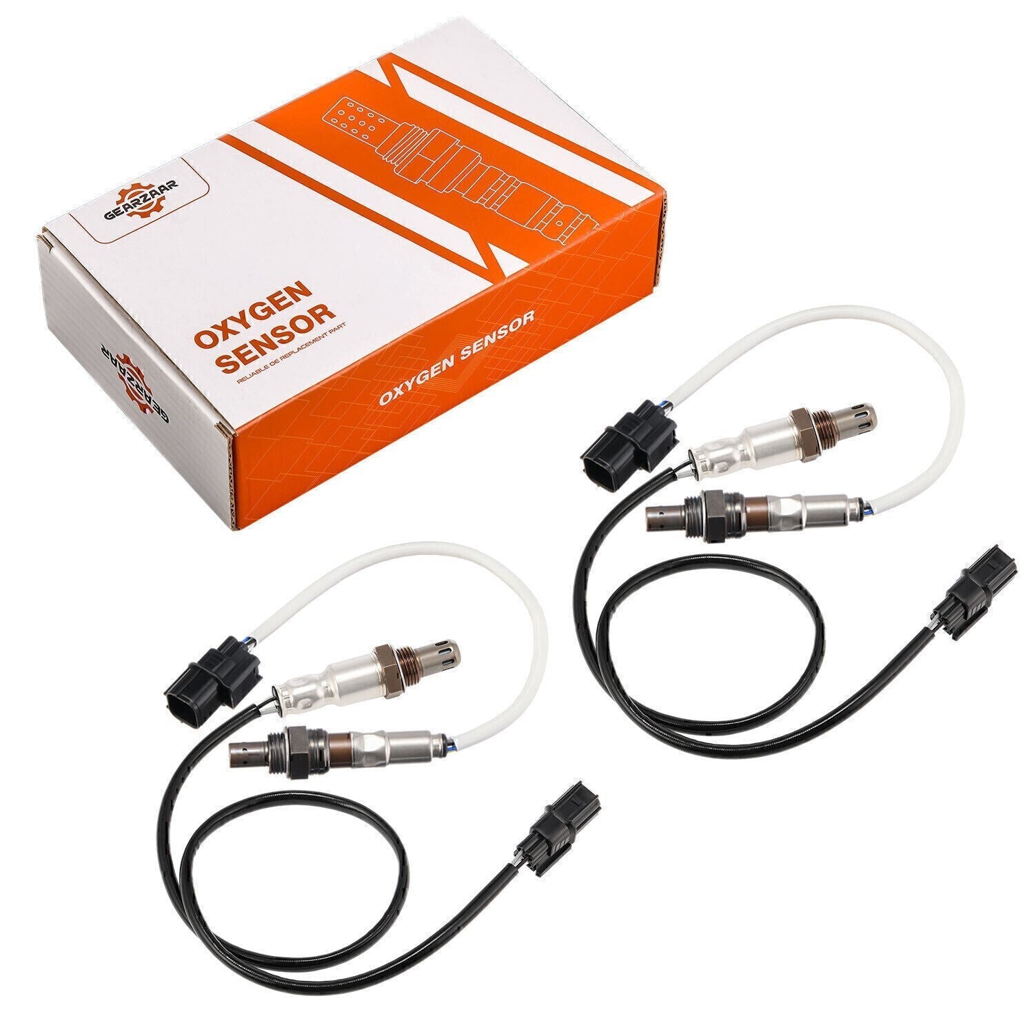 4pcs Upstream & Downstream O2 Oxygen Sensor For 2011-2013 Honda Odyssey V6 3.5L