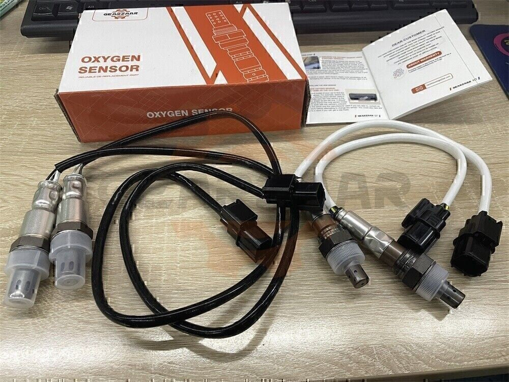4pcs Upstream & Downstream O2 Oxygen Sensor For 2011-2013 Honda Odyssey V6 3.5L