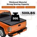 5.7FT 3-Fold Truck Bed Tonneau Cover Fit for 2009-24 Dodge Ram 1500 Pickup USA