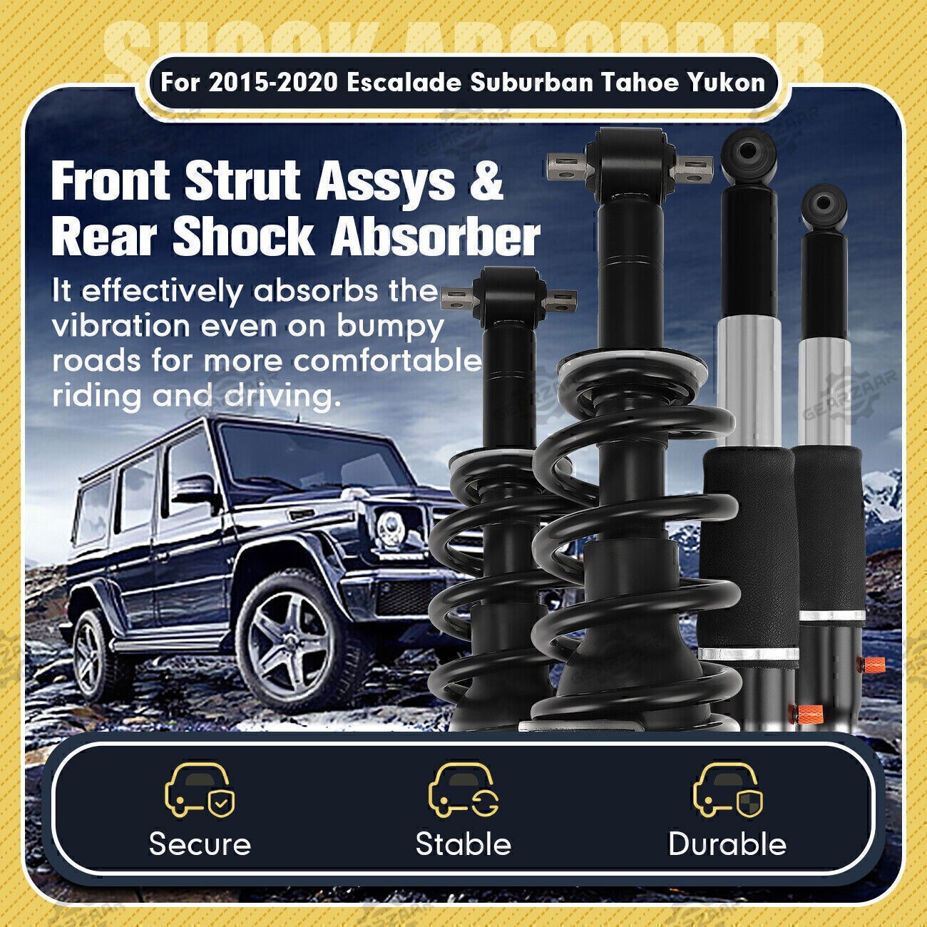 For Escalade Suburban Tahoe 2015-2020 Front Strut Assys+Rear Shock Absorbers USA