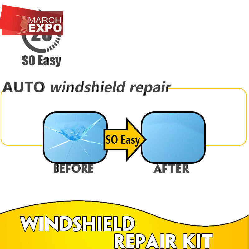 Car Windshield Windscreen Glass Scratch Chip Crack Repair Fix Tool DIY Kit* New