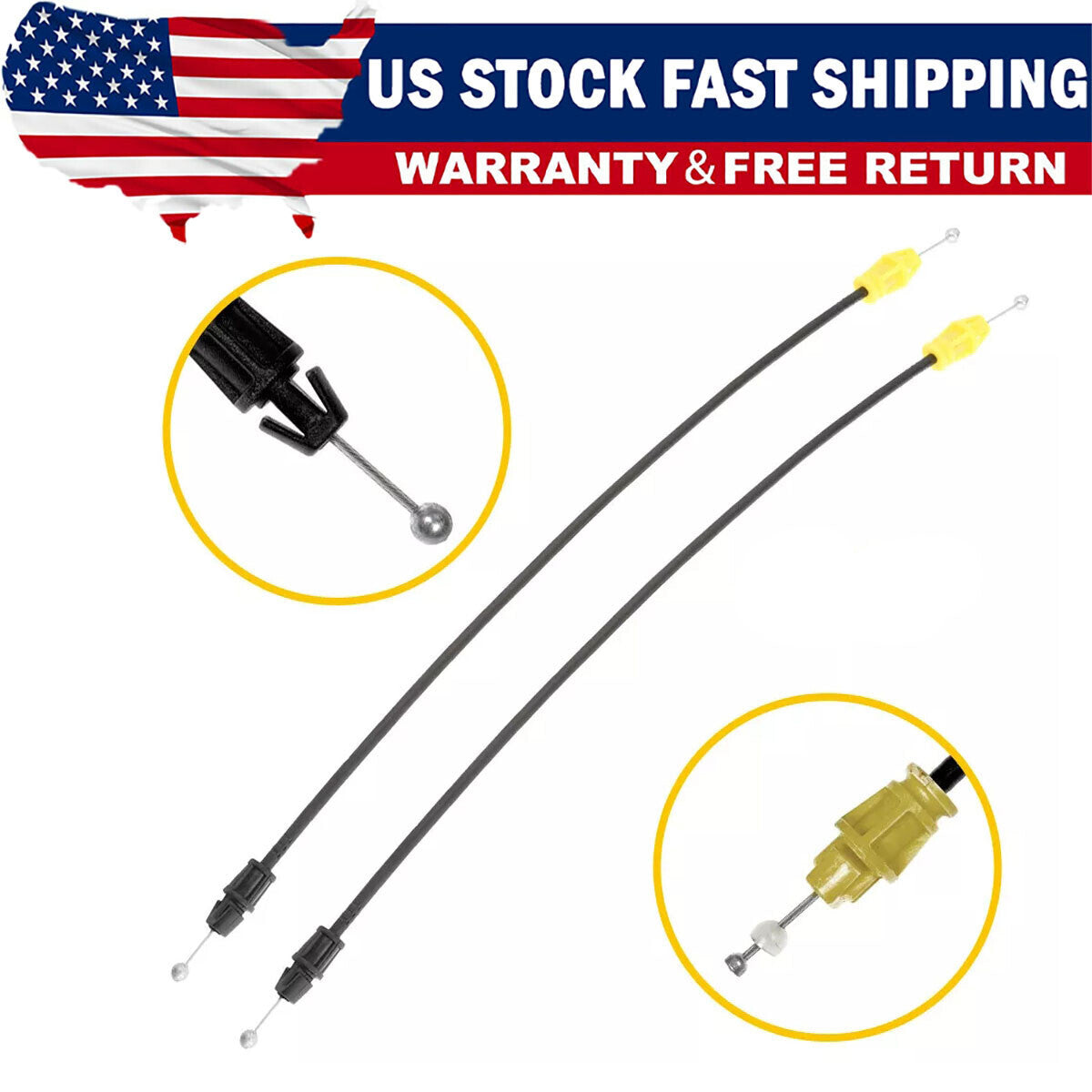 For 2007-2014 Chevrolet Silverado 1500 2500 HD 3500 HD LTWT Door Latch Cable New