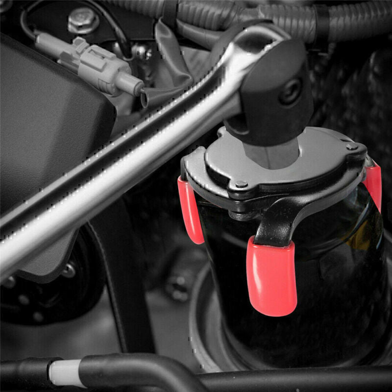 Universal Car 3 Jaws Oil Filter Wrench Adjustable Spanner Remover Removal Tool-