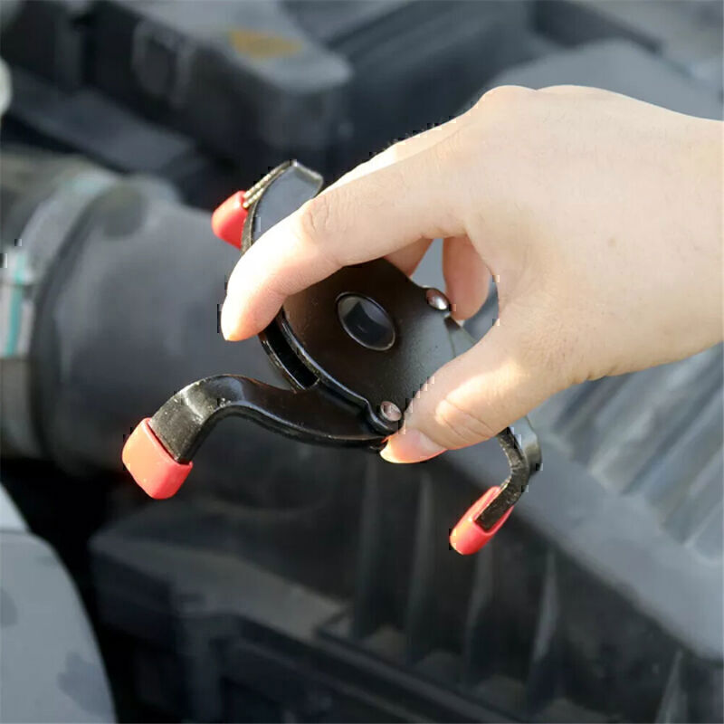 Universal Car 3 Jaws Oil Filter Wrench Adjustable Spanner Remover Removal Tool-