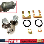 1 Pair Door Lock Cylinder Set For Chevy Chevrolet GMC Truck SUV Oldsmobile US!