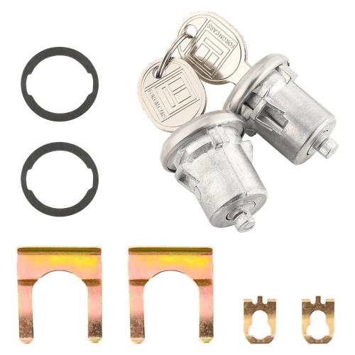 Pair of 2PCS Door Lock Cylinder For Chevy Chevrolet GMC Truck SUV Oldsmobile