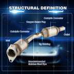 Catalytic Converter For 2003-2008 Toyota Corolla Matrix Pontiac Vibe 1.8L Center