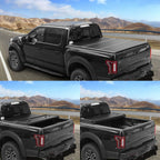 5FT Hard Tri-Fold Tonneau Cover Truck Bed For 2024 2025 Toyota Tacoma Waterproof