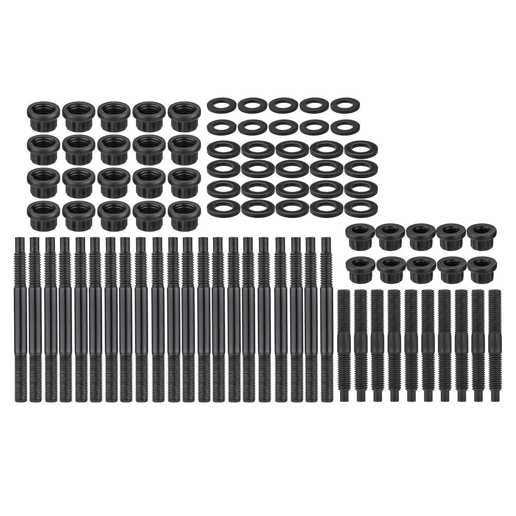 Head Studs Bolts Kit Fit for 2004-2020 Chevy GM 4.8L 5.3L 5.7L 6.0L 6.2L 7.0L
