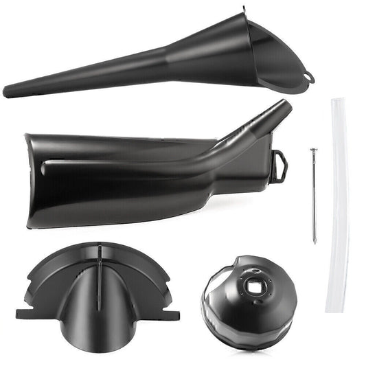 Kit Crankcase Fill Primary Case Drip-Free Oil Funnel Filter Cap Wrench For FLH