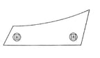 Replacement For Dearborn Plow Shin Bottom General Purpose 12" - 14" - 16" F SHIN