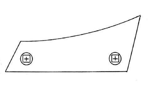 Replacement For Dearborn Plow Shin Bottom General Purpose 12" - 14" - 16" F SHIN