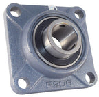 4-Bolt Flange Bearing Stainless Steel 1-1/2" Round Bore w/ 4" Bolt Centers