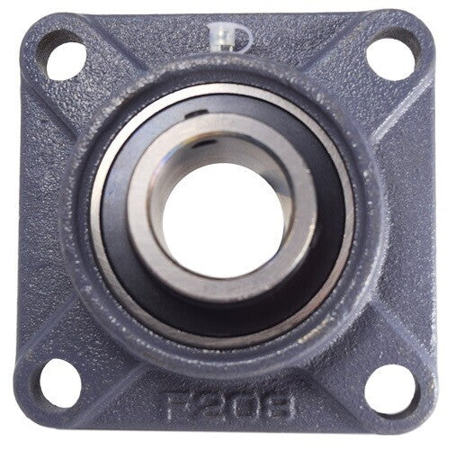 4-Bolt Flange Bearing Stainless Steel 1-1/2" Round Bore w/ 4" Bolt Centers