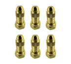 6 of TeeJet ConeJet Brass Adjustable Spray Tip 11/16" Thread 0.47 GPM @ 40 PSI