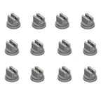Pack of 12 - TeeJet Even Flat Spray Tip Gray 95° Polymer w/ SS Insert Visiflo