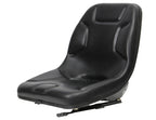 Ultra High-Back Steel Pan Seat Fits Skid Steers & Other Applications 460000BK