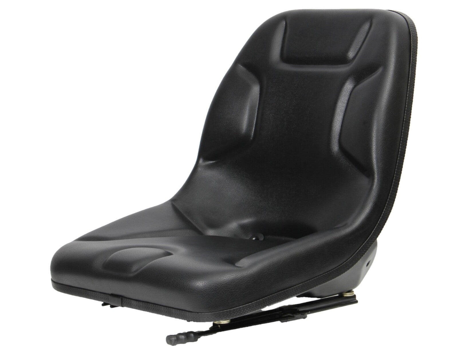 Ultra High-Back Steel Pan Seat Fits Skid Steers & Other Applications 460000BK