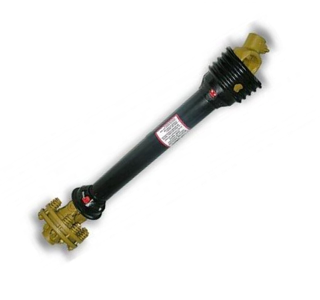 61.5" Complete PTO Driveline 1-3/8" 21 Spl Clamp x 1-3/8" 21 Spl Clamp Clutch