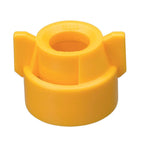 25 of Quick TeeJet Yellow Nylon Cap Fits TK, TX, TXA, TG, Hose Shank & Disc Core