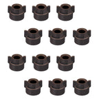 12 of Quick TeeJet Brown Nylon Cap Fits TK, TX, TXA, TG, Hose Shank & Disc Cores