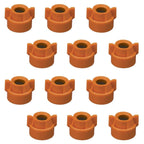 12 of Quick TeeJet Orange Nylon Cap Fits TK, TX, TXA, TG, Hose Shank & Disc Core