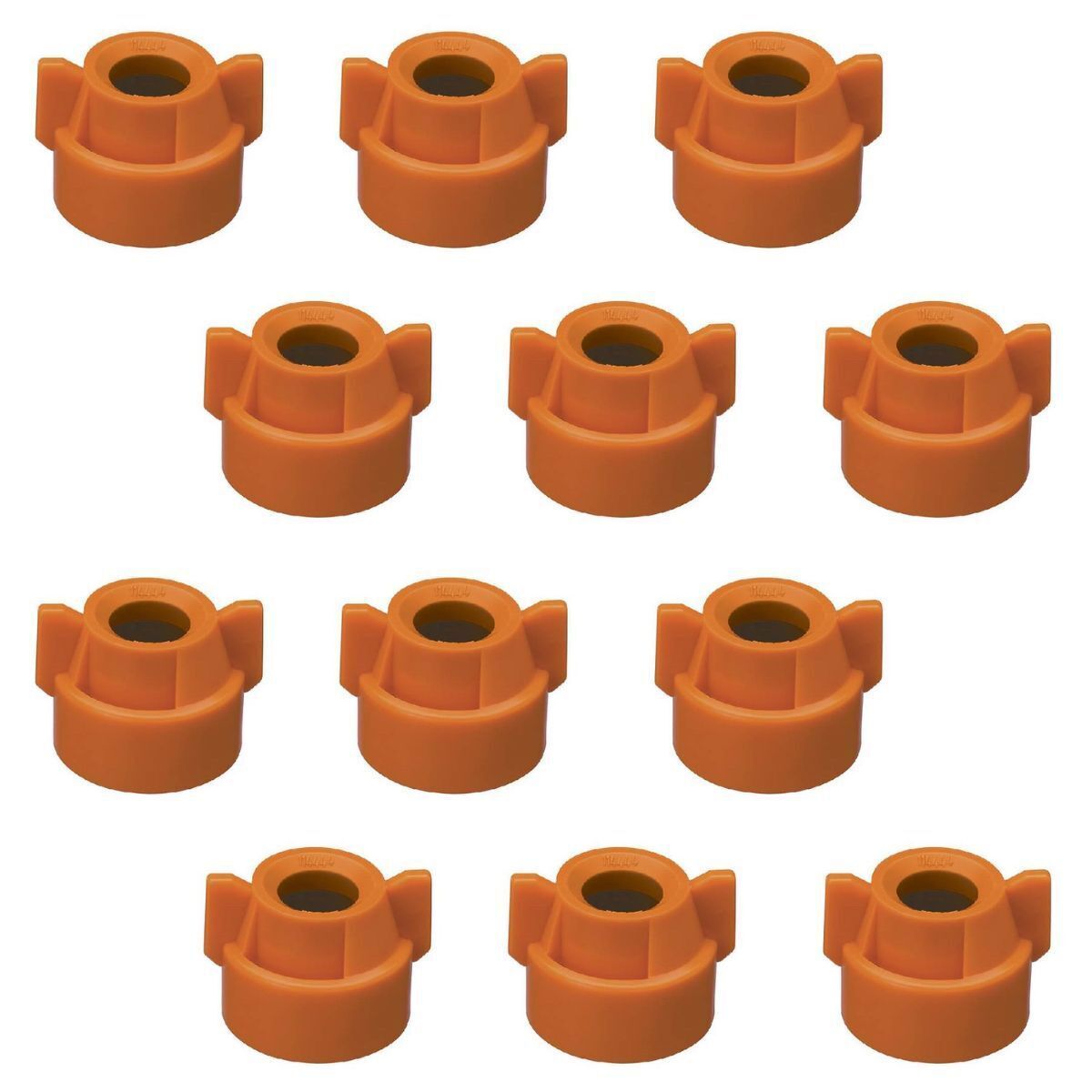 12 of Quick TeeJet Orange Nylon Cap Fits TK, TX, TXA, TG, Hose Shank & Disc Core