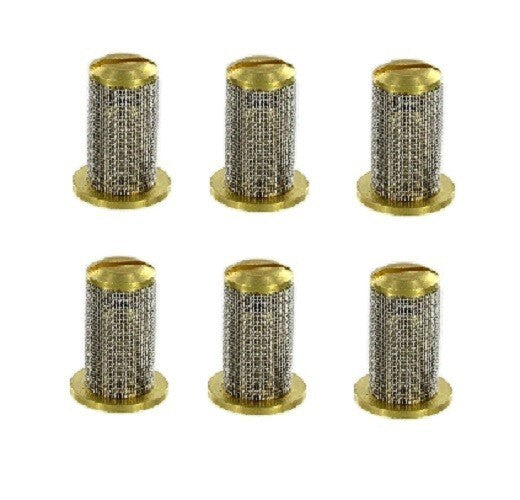 Teejet Brass Check Valve Tip Strainer w/ SS 24 Mesh Screen Opens @ 10 PSI