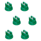 Pack of 6 - TeeJet Flat Spray Tips 80° Polymer w/ SS Insert 0.15 GPM @ 40 PSI