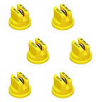 Pack of 6 - TeeJet Flat Spray Tips 80° Polymer w/ SS Insert 0.20 GPM @ 40 PSI