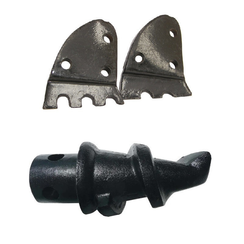 Auger Points For Post Hole Auger & 9" Serrated Auger Edges For Post Hole Digger