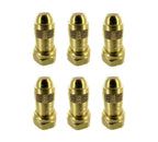 6 of TeeJet ConeJet Brass Adjustable Spray Tip 11/16" Thread 0.37 GPM @ 40 PSI
