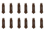 12 of TeeJet AI Brown Flat Spray Tip 80° Polymer w/ SS Insert 0.50 GPM @ 40 PSI