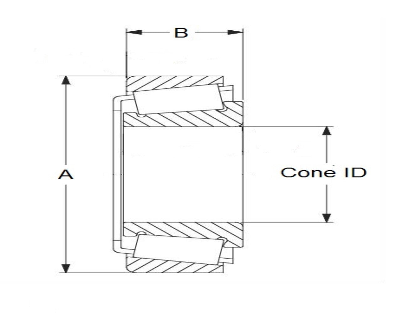 Pack of 5 - Metric Tapered Roller Bearing 35 x 62 x 18 MM 32007
