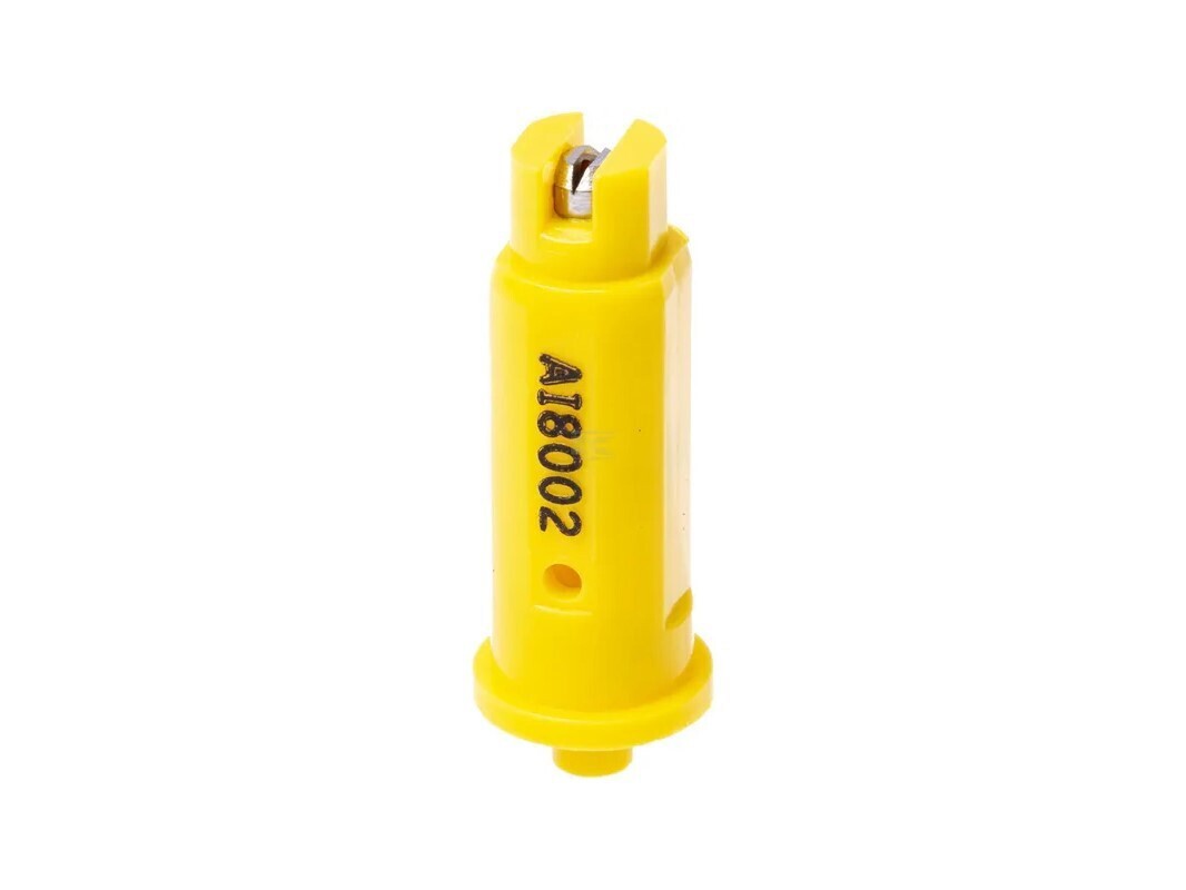 TeeJet AI Yellow Flat Spray Tip 80° Polymer w/ SS Insert 0.20 GPM @ 40 PSI