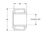 Pack of 2 - Metric Tapered Roller Bearing 35 x 62 x 18 MM 32007