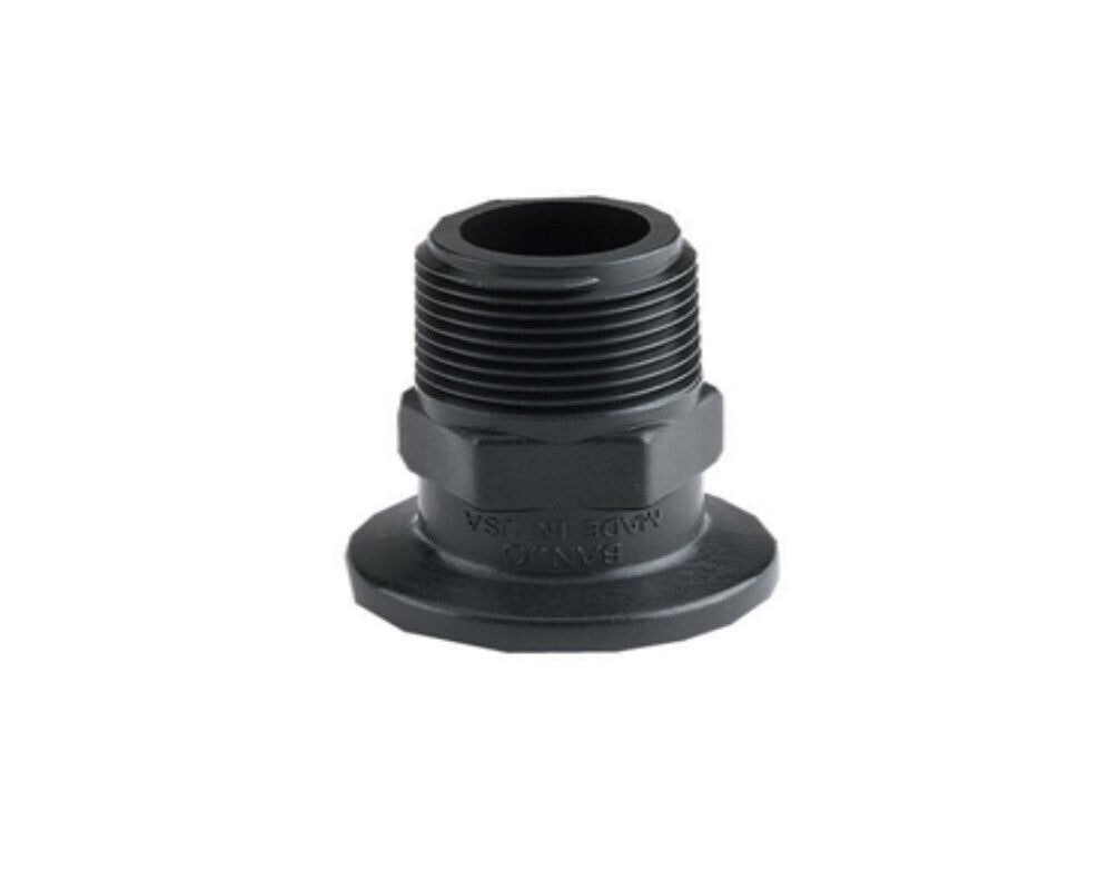 Banjo 1" Standard Port x 1" MPT Flanged Adapter Coupling USA MADE M100MPT