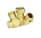 TeeJet Brass 1/4" Female FPT Double Swivel Body Assembly 4202-2-1/4T