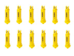 12 of TeeJet AI Yellow Flat Spray Tip 80° Polymer w/ SS Insert 0.20 GPM @ 40 PSI