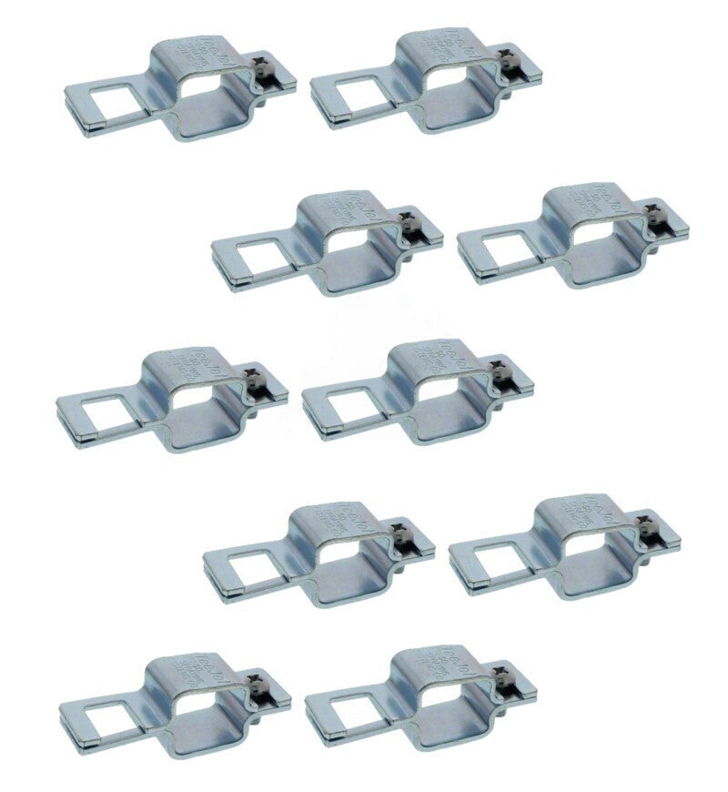 Pack of 10 - TeeJet Quick Nozzle Body Vari-Spacing Clamp Fits 1" OD Sq Tubing