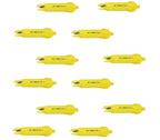 Pack of 12 - TeeJet Air Induction Flat Spray Tips Yellow 110° Polymer Visiflo