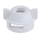 Quick TeeJet White Nylon Cap For Flat Fan Spray Tips w/ 2 Spray Patterns
