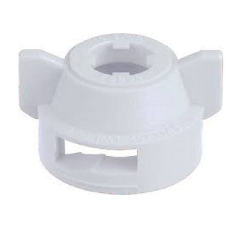 Quick TeeJet White Nylon Cap For Flat Fan Spray Tips w/ 2 Spray Patterns
