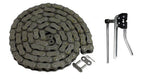 60HD Heavy Roller Chain 50 Foot Roll 3/4" Pitch x 1/2" Width & Chain Breaker