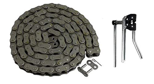 60HD Heavy Roller Chain 50 Foot Roll 3/4" Pitch x 1/2" Width & Chain Breaker