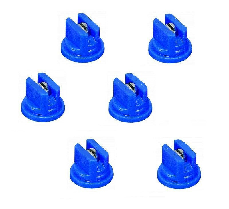 Pack of 6 - TeeJet Even Flat Spray Tips 80° Polymer w/SS Insert 0.3 GPM @ 40 PSI