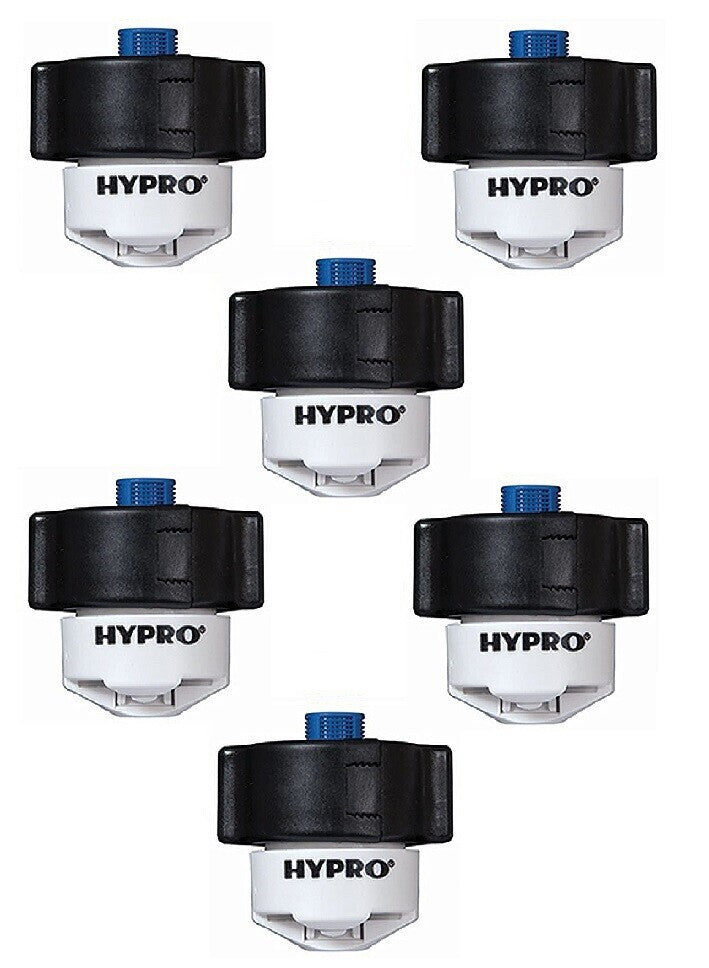 6 Hypro Guardian Air Twin White Polymer Spray Tips 110° Rated @ 0.80 GPM 40 PSI